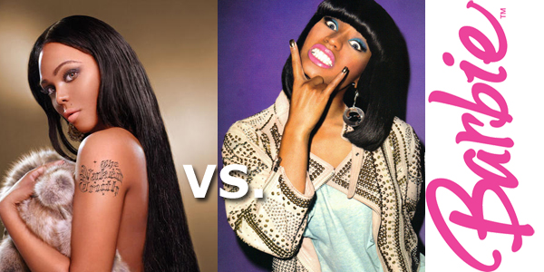 Nicki Minaj And Lil Kim Fighting. Plus while listen to Nicki